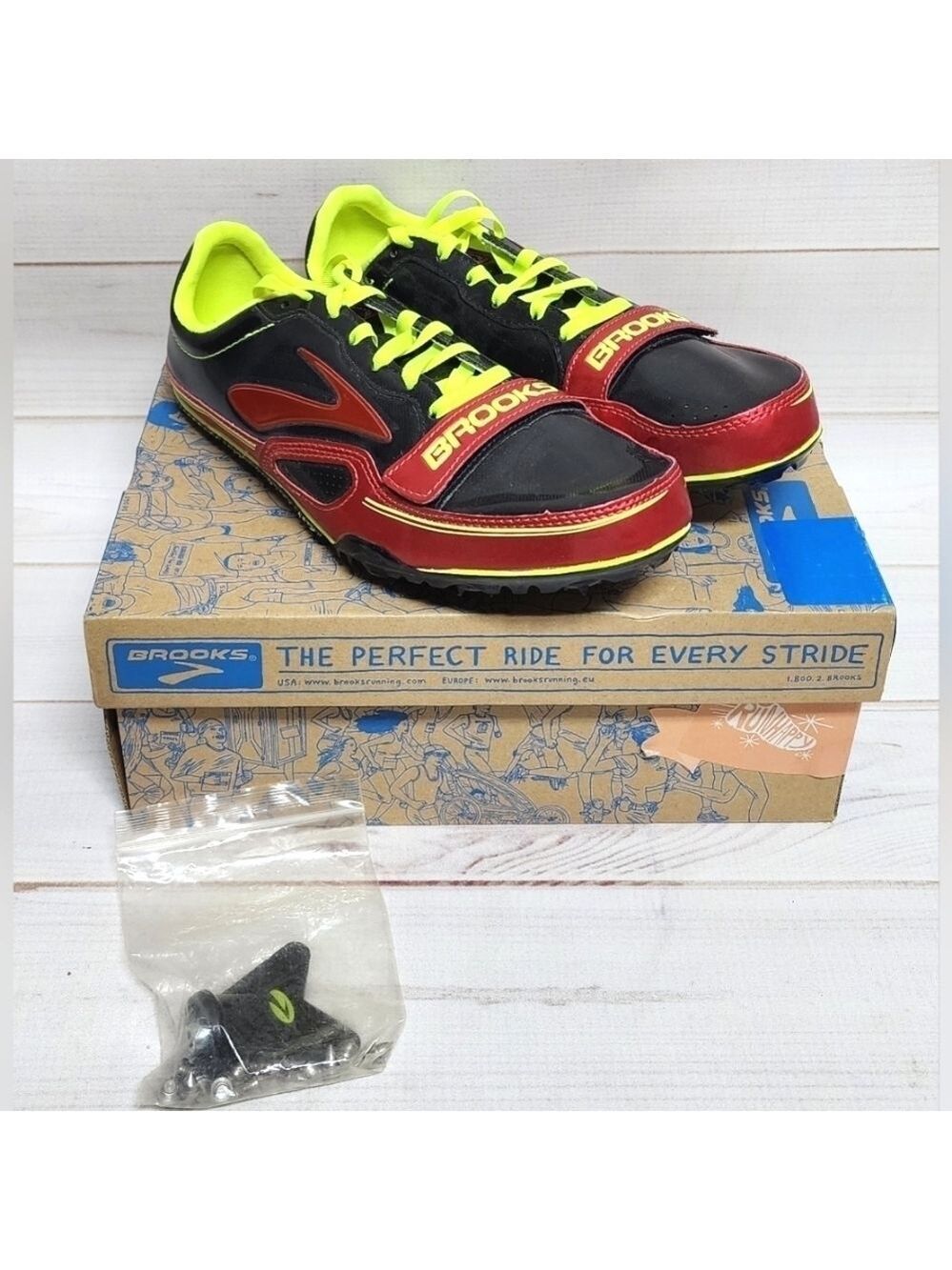 Brooks Men's PR Sprint 10.45 Track Spikes 7.5 - New In Box